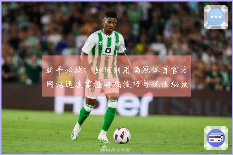 新手必读：如何利用满冠体育官方网站迅速掌握游戏技巧与玩法秘诀